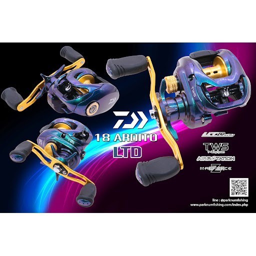 Reel BC Baitcating Daiwa Ardito LTD 100SH-SD Handle Kanan