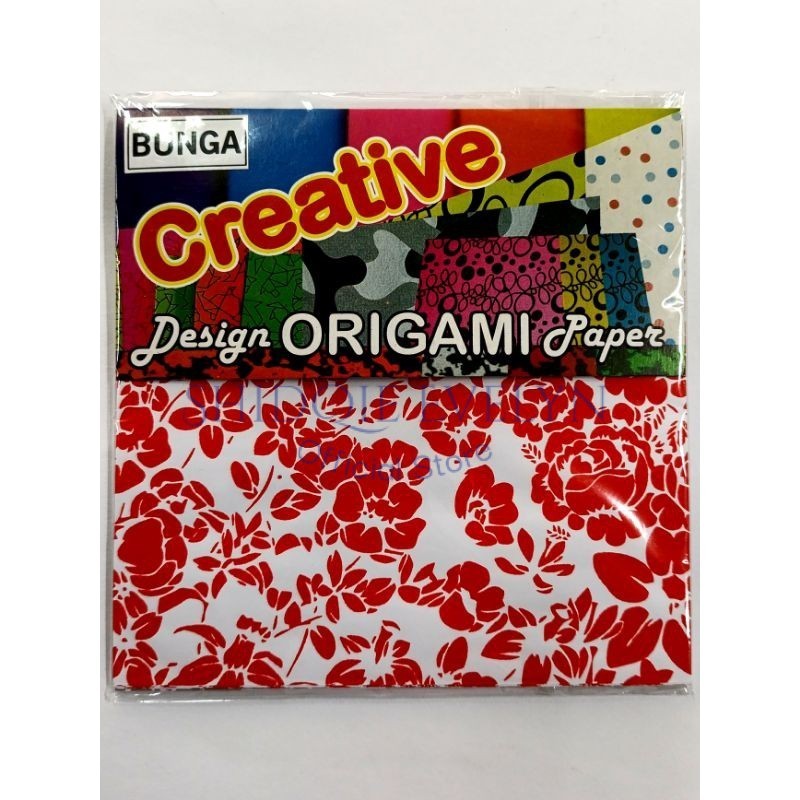 

ASTURO Kertas Origami Motif Bunga 14X14
