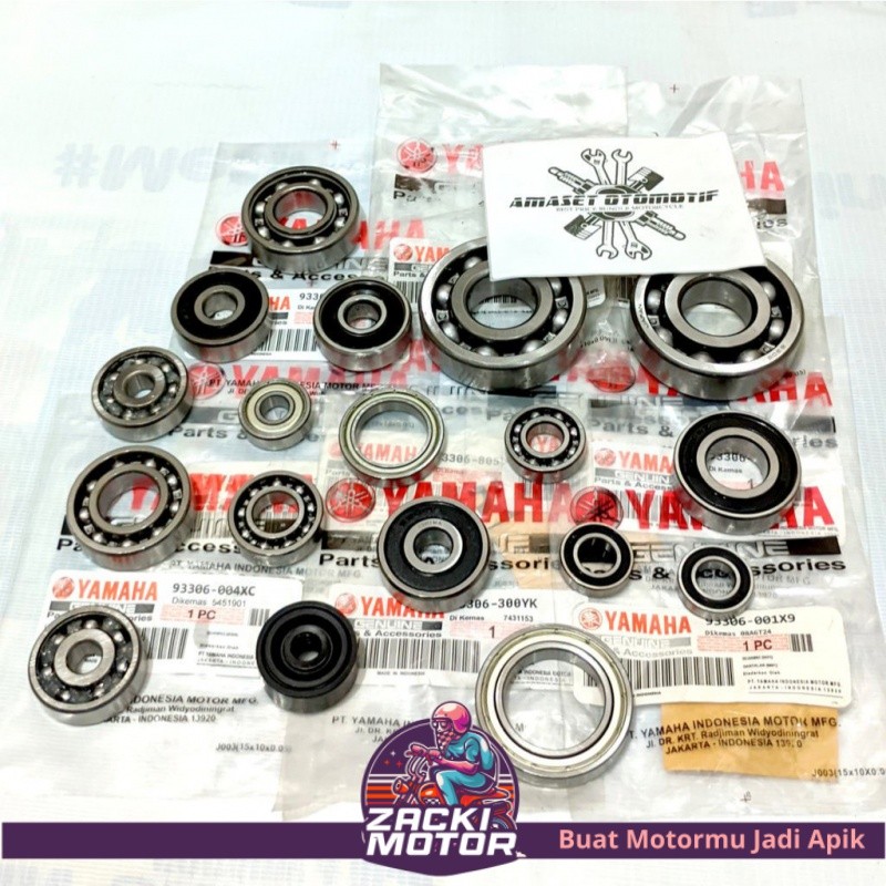 Paket Bearing Komplit Mesin Kruk As Rasio Jupiter MX 135 Jupiter MX 150