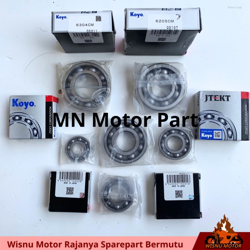 Bearing Laher Mesin Kruk as rasio Komplit Jupiter Z Vega R original Koyo Japan