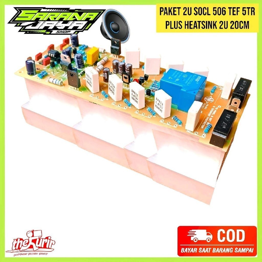 Kit SOCL 506 TEF 2U 5TR +heatsing 20cm Amplifier Mixer