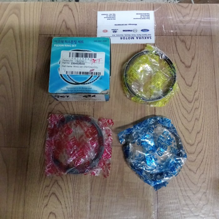 Ring set piston Hyundai Getz os STD berkualitas