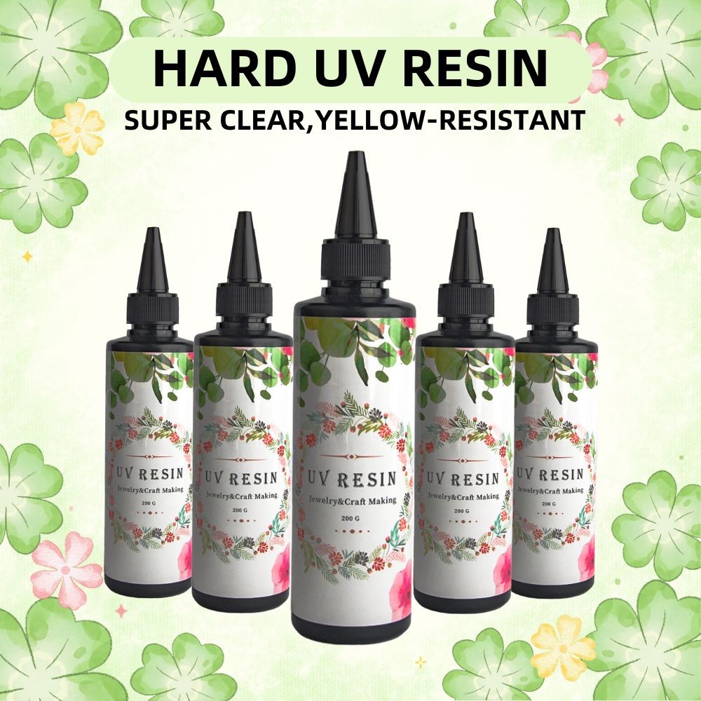 

Hard UV Resin Glue Clear Ultraviolet Curing Quick Drying Epoxy Resin UV Glue DIY Jewelry Making Tools Resin Mold Gel Hardener