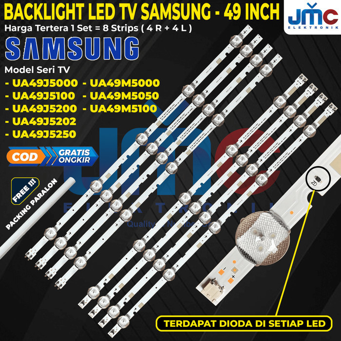 Backlight Tv Samsung Ua49j5000 Ua49j5200 Ua49j5202 Ua49m5000 Ua49j5250 dovasoid