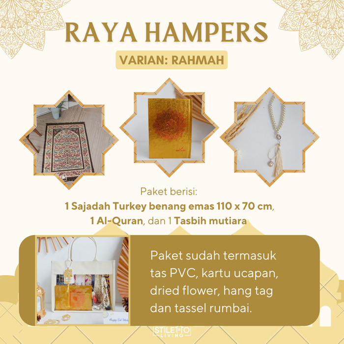 

RAYA HAMPERS - MINIMALIS (Parcel Lebaran Idul Fitri Unik Estetik) - Rahmah, Non-Lebaran