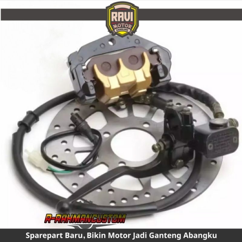 REM CAKRAM DEPAN ASSY KOMPLIT MASTER SET FIZR FIZ R JUPITER VEGA OLD MASTER REM ATAS SET KALIPER PIR