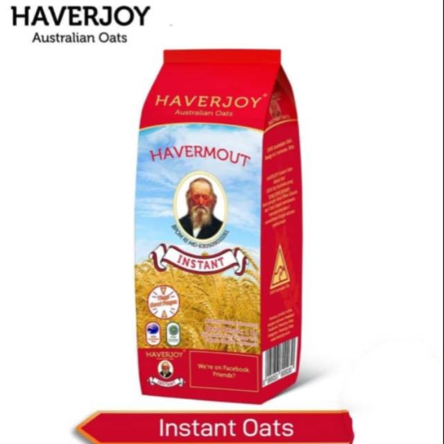 

Haverjoy havermout quick cooking instan oatmeal 500 gram - ABH