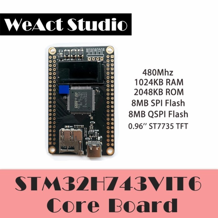 MH27 WeAct STM32H7 STM32H743 STM32 STM32H743VIT6 OpenMV Development Board
