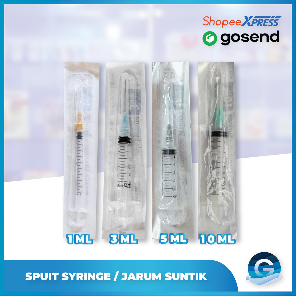 Syringe 1cc Jarum Suntik 1ml Spuit 1cc