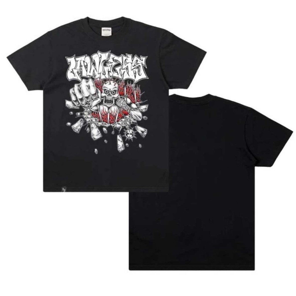 【COD】Lawless - Hard Knocks Tshirt - Black/ OKE T-Shirt Crew-neck fashion unisex T-shirt Menswear Top