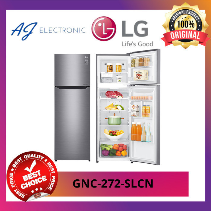 KULKAS LG GNC-272-SLCB / GNC 272 SLBC / GNC272SLBC , 2 PINTU