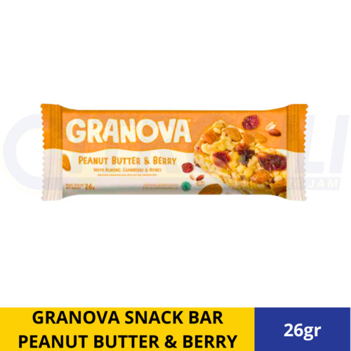 

GRANOVA SNACK BAR PEANUT BUTTER & BERRY 26gr