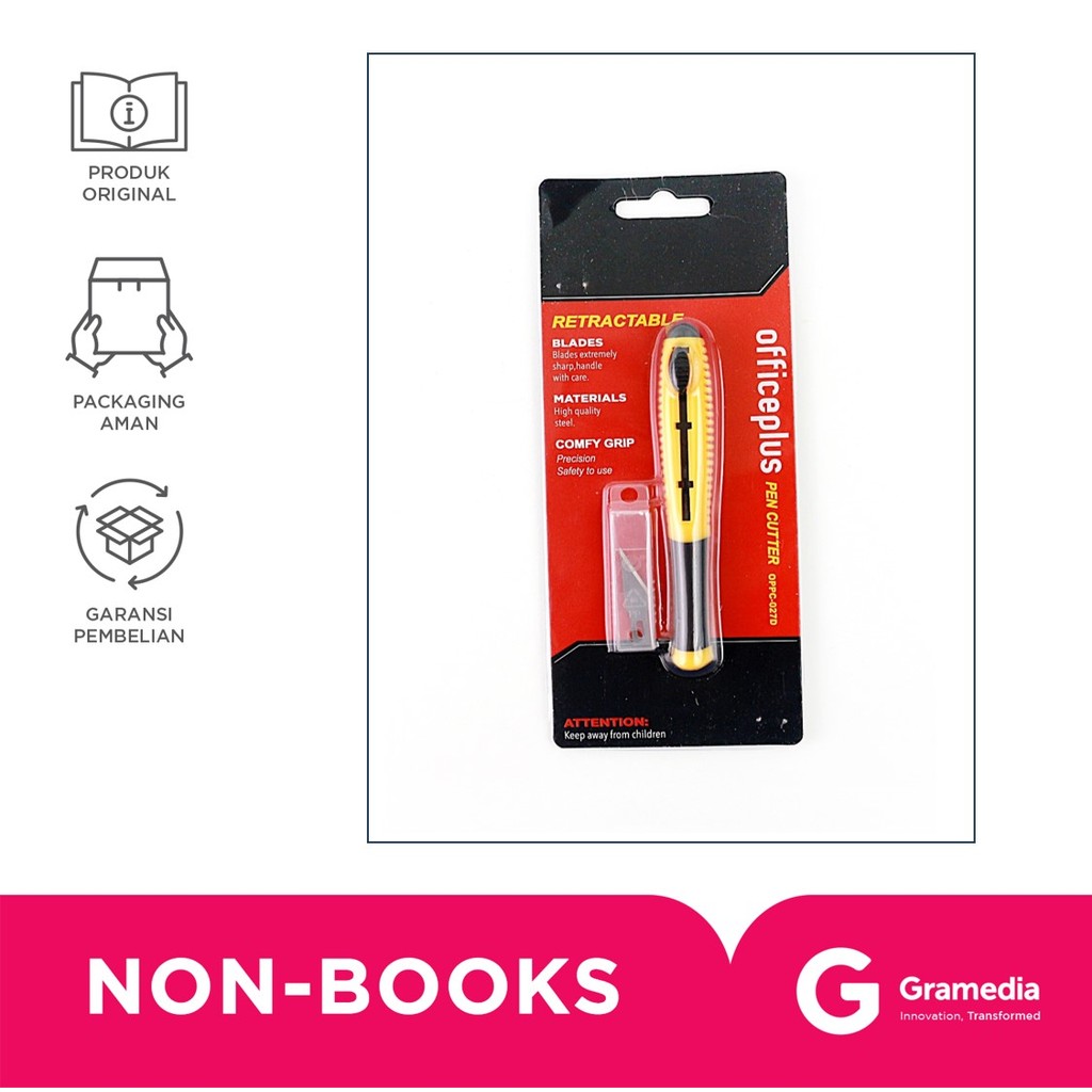 

Office-P Pen Cutter Retractable Comfy Grip Oppc-027D
