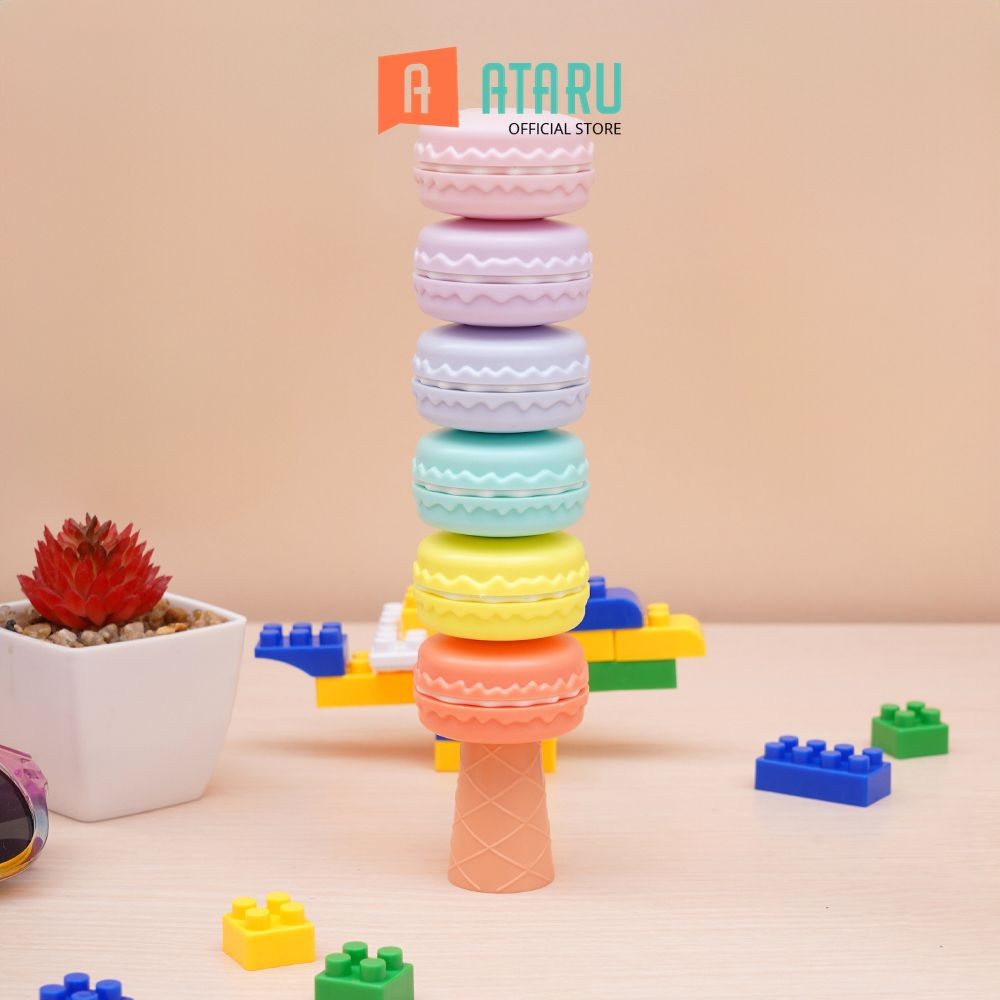 

Ataru Set 5 Pcs Spidol Highlighter Macaroon spidol stabilo warna warni alat tulis penanda text marker