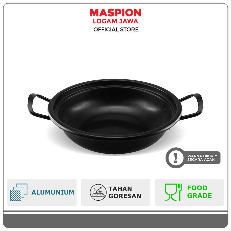 Maspion Wajan Penggorengan Alumunium Korean Wok 24 cm