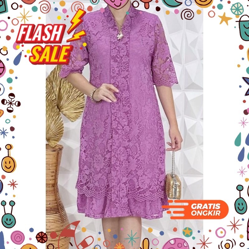 MEGASALE / DRESS KARTINI SEMI PRANCIS MODEL TERBARU