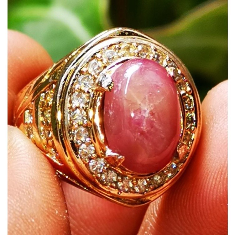 Batu permata natural ruby star burma