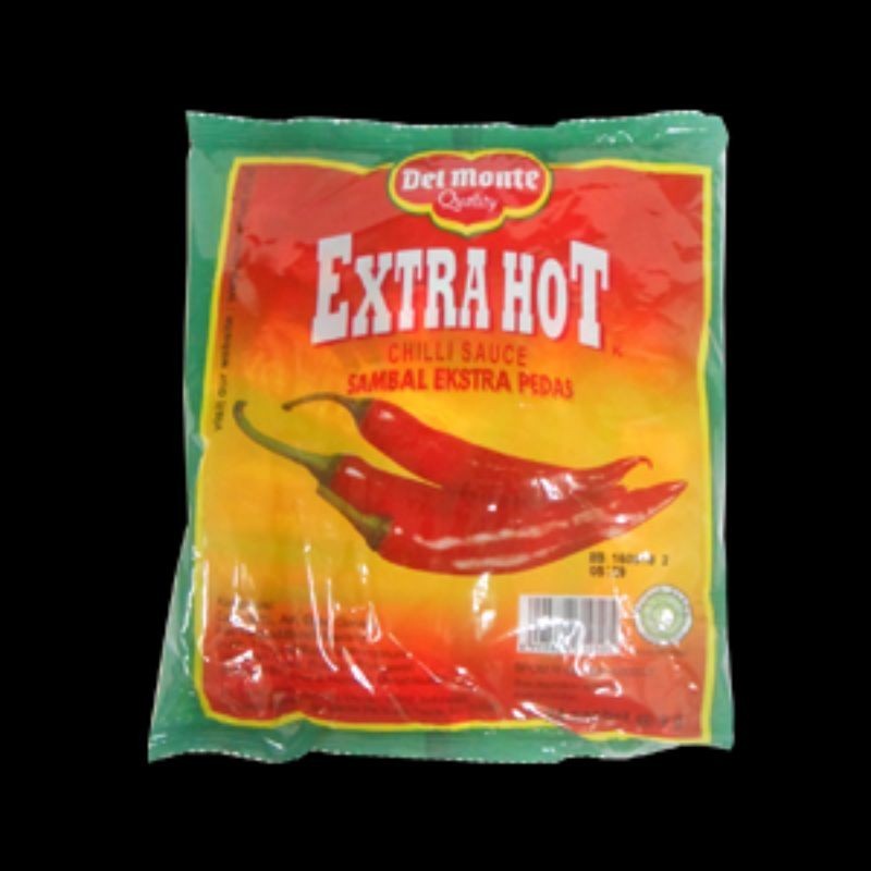 

DelMonte Chilli Sauce Extra Hot Saus Sambal Sachets 24X9g