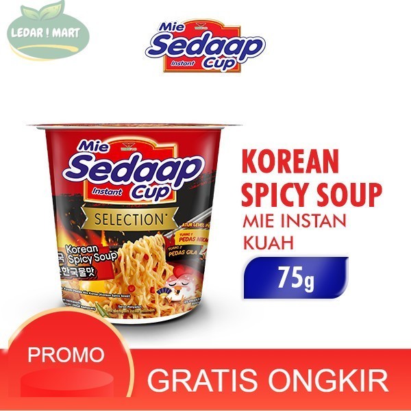 

Sedaap Mie Instan Korean Spicy Soup Cup 75 gram - Wings