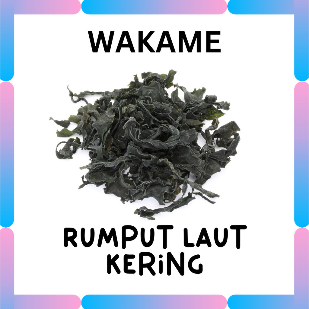 

Wakame Rumput Laut Kering Dried Seaweed Miyeok Miso Soup Halal