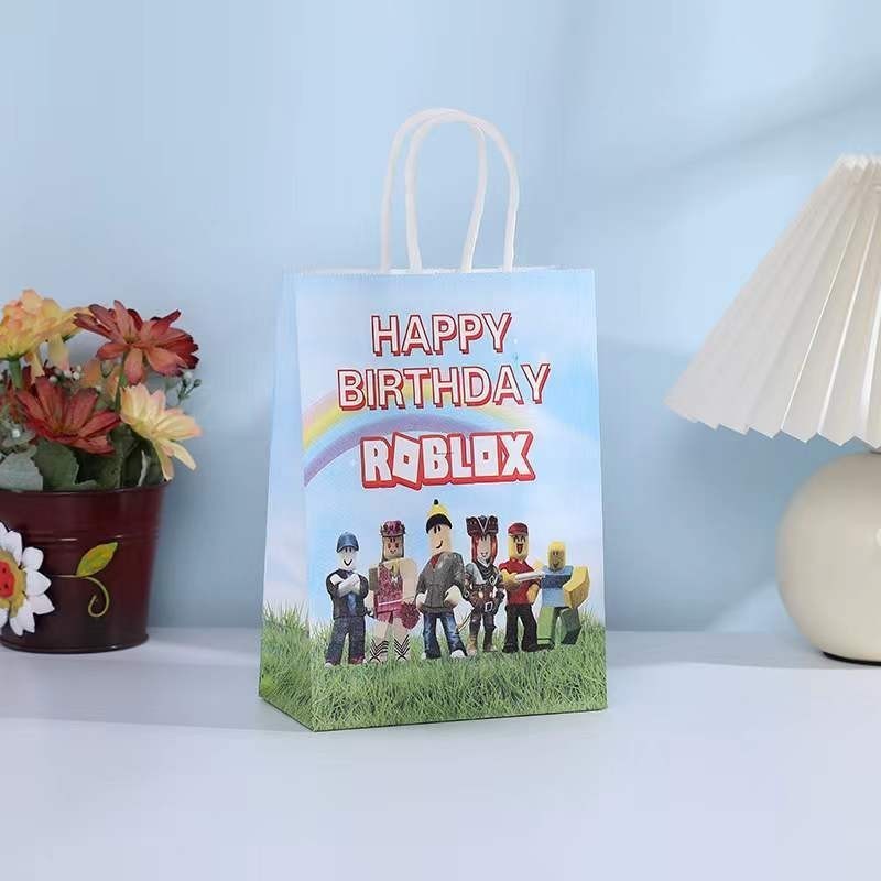 

PAPER BAG GODDIE BAG TAS KADO GIFT HAMPERS HADIAH PESTA ULANG TAHUN KARAKTER ROBLOK ROBLOX