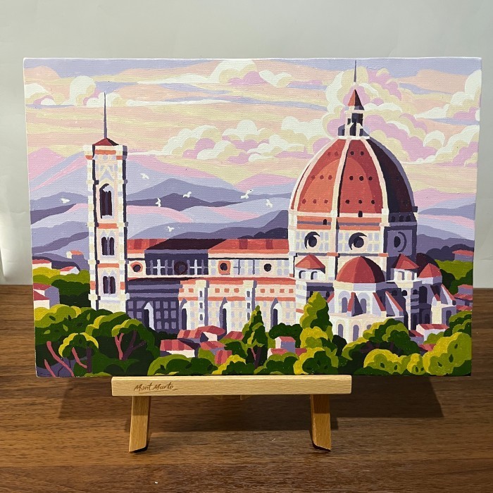 

Renaissance Architecture - Paint by Numbers - 35x25cm - by LukisYuk