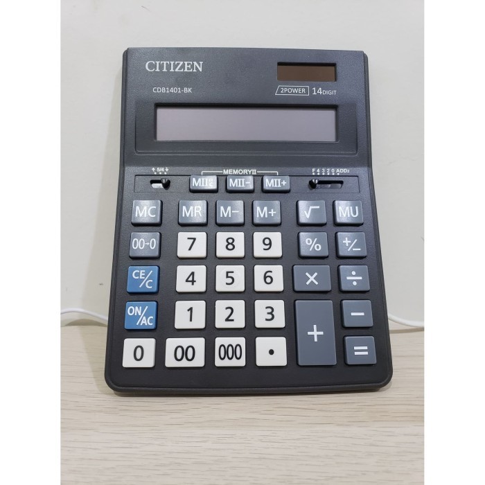 

Kalkulator 14 Digit Citizen CDB1401-BK Calculator Citizen