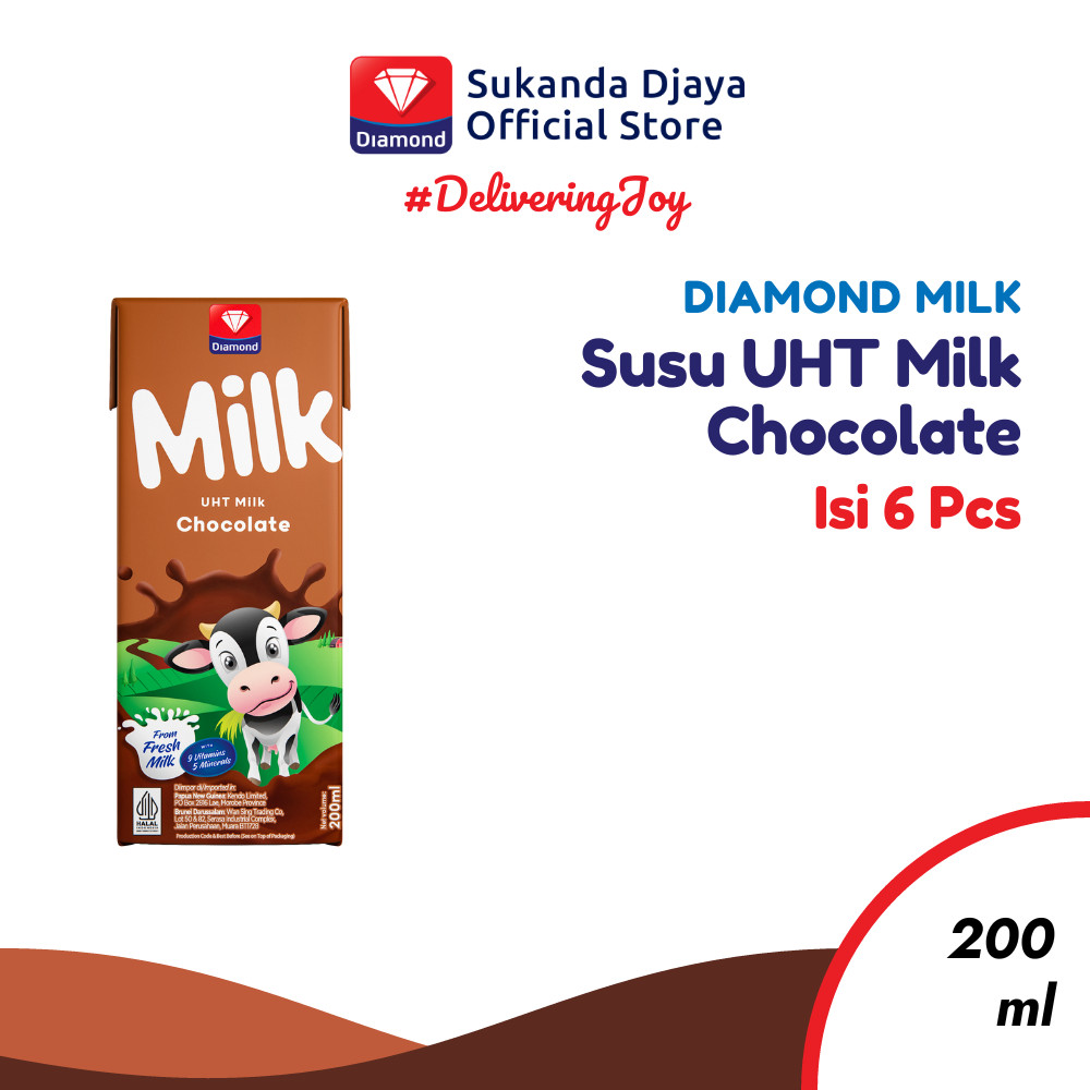 

Diamond Milk Susu UHT Chocolate 200 ML [Isi 6]