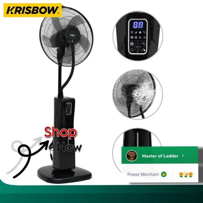 Kipas Uap Humidifier Misty Fan KRISBOW Kipas Kabut