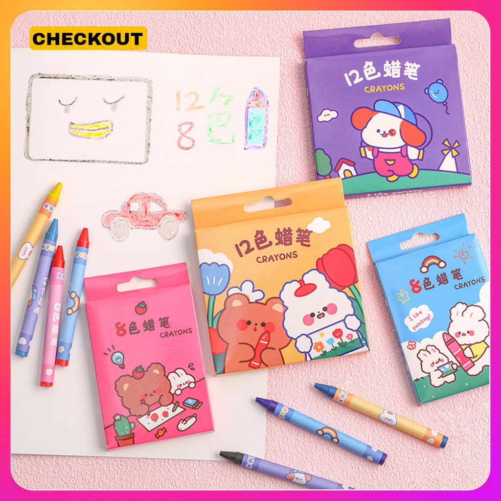 

ALINEA - CRAYON MINI ISI 8 DAN 12 MOTIF LUCU / CRAYON MEWARNAI UNTUK ANAK ISI 8 DAN 12 WARNA