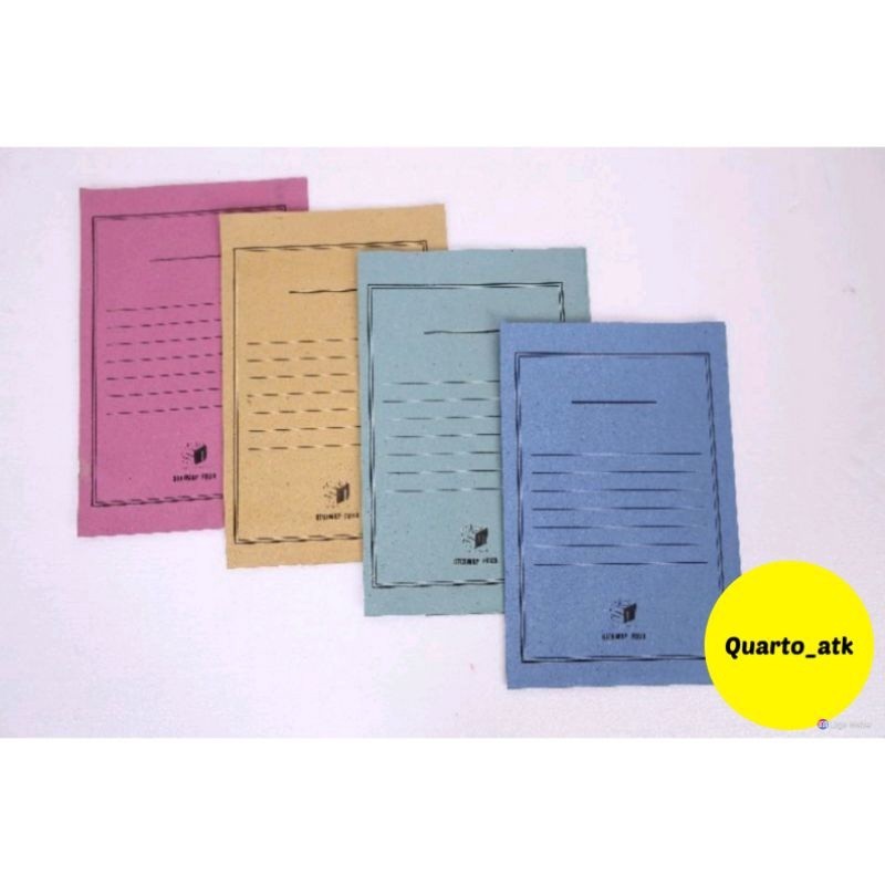 

(1PACK=50 Pcs) Stopmap Kertas Folio / Map Kertas (ISI 50 MAP)