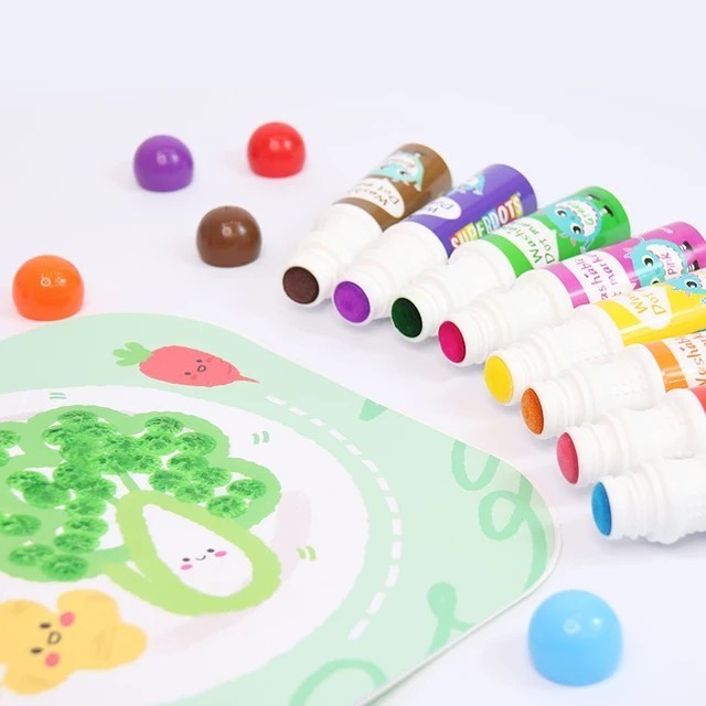 

PROMO!! -Superdots Markers Spidol Dot Marker Anak Washable Non-Toxic