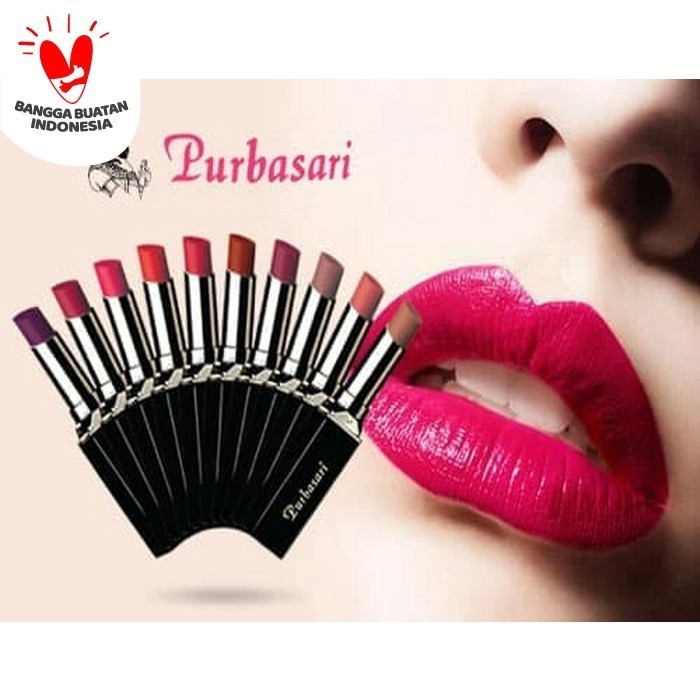 (NEW) -Purbasari Lipstick Color Matte / Lipstik Purbasari - 95 AMBER