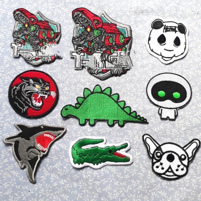 Badge bordir Anime/logo bordir/Patch bordir Kualitas terbaik/Patch