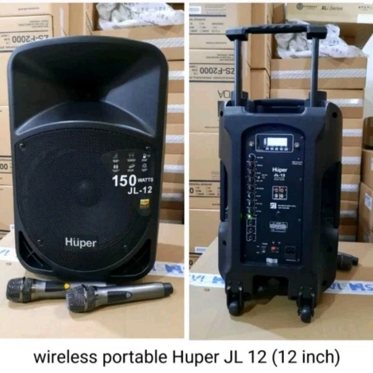 PROMO BIG SALE 11.11 Speaker Portable Meeting 12 inch Huper JL 12 / JL12 Original garansi resmi Huper