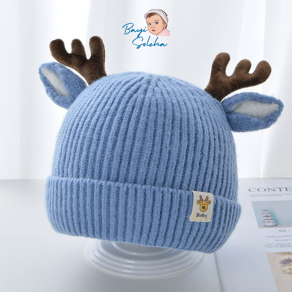 [BS] Topi Rajut RUSA Anak / Topi Rajut Lembut / Topi Anak Rajut