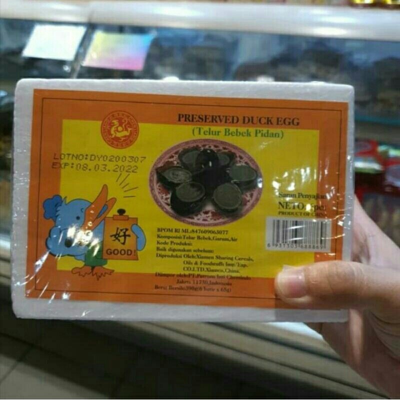 

Telur phitan non tanah isi 6 telor bebek pitan