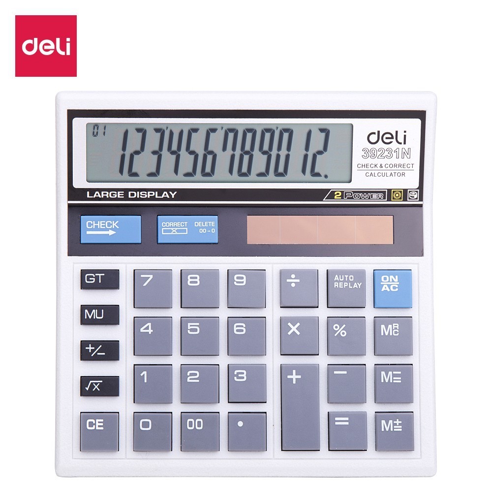 

Kalkulator / Calculator DELI Desktop 12 Digit - W39231N