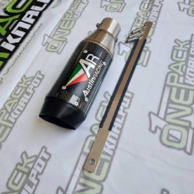 Silincer Knalpot austin racing  cbr 150, ninja 250 fi, mt 25, cb150r, r15 r25 , dll austin racing