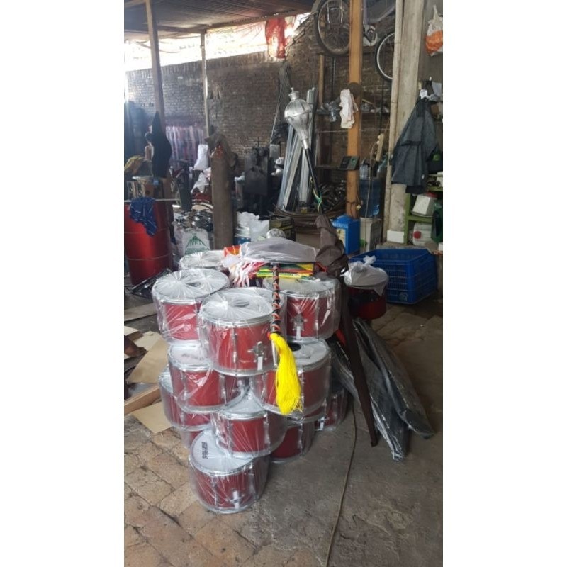 drumband marchingband SD 34 personil head mika lokal dan import  1 set lengkap fullset garansi satu 
