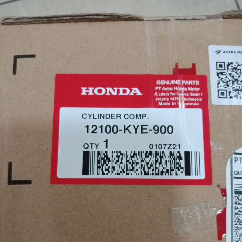 BLOCK BLOK SEHER CYLINDER COMP KYE MEGAPRO MEGA PRO NEW MONOSHOCK VERZA FI CRF 150 ORIGINAL ORI ASLI