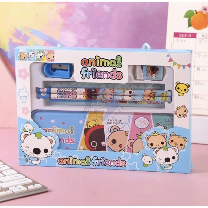 

(2) Set Alat Tulis 8 Pcs Anak Anak Premium / Paket Alat Tulis Anak