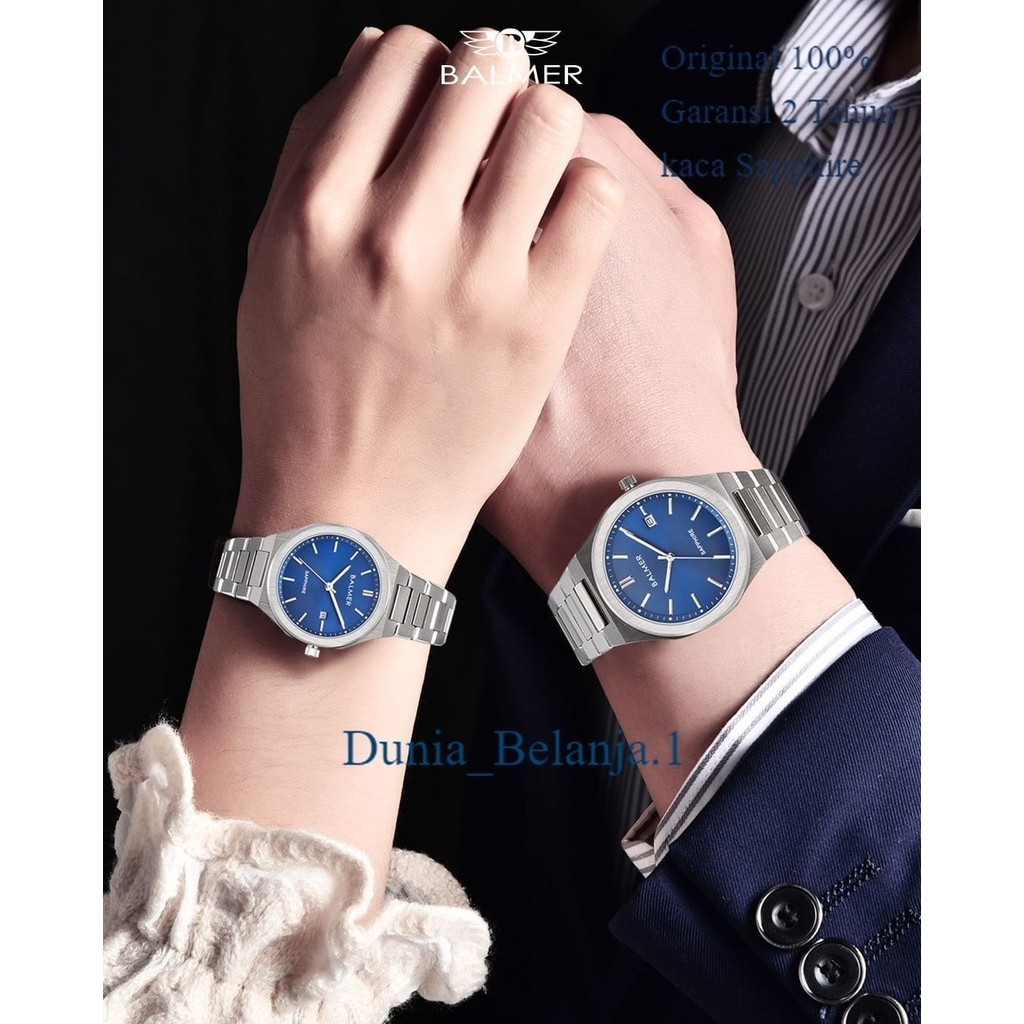 Original 100% BIS SATUAN Balmer 2710 B-2710M/L B.2710 Jam Tangan Couple Garansi Resmi 2 Tahun