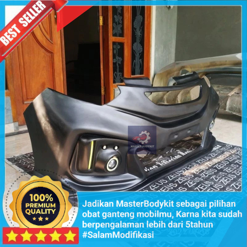 Bodykit AGYA AYLA Custom Mugen Gk5 Depan Saja include aksesoris Grade A Product Kuat-Tebal-Lentur Or