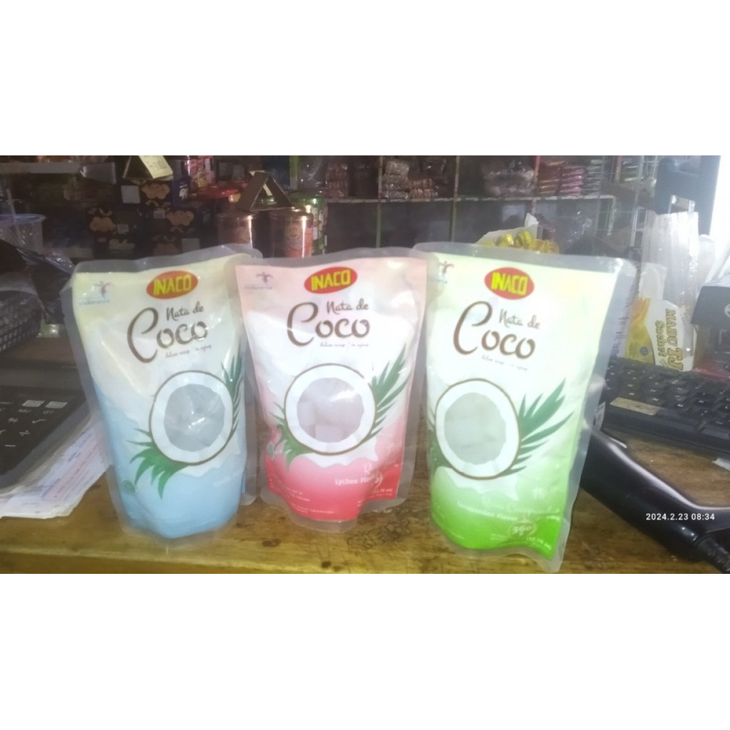 

Inaco nata de coco sari kelapa 360gr pouch