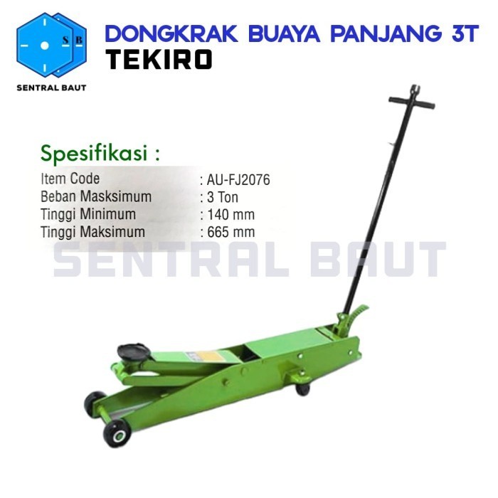 Dongkrak Buaya Panjang 3 Ton TEKIRO