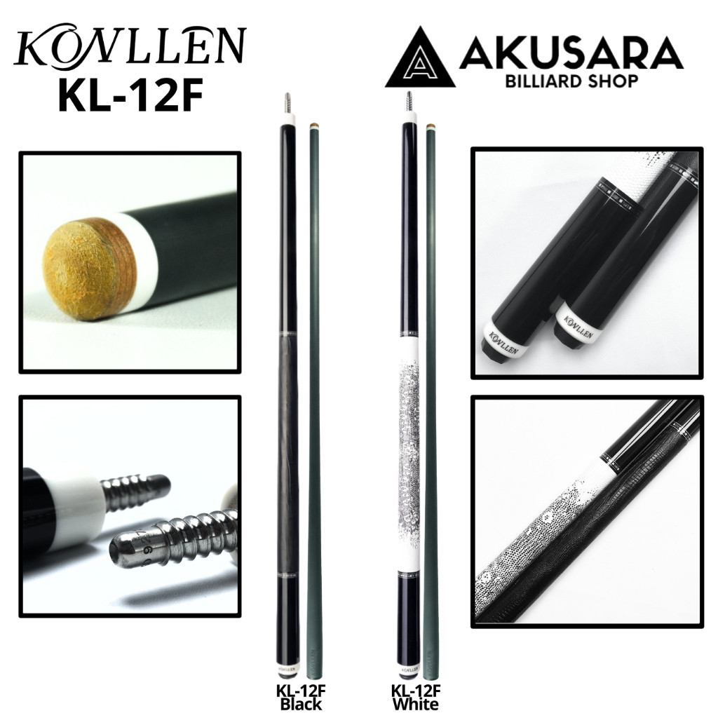 Konllen KL-12F 12.5mm Carbon Fiber Shaft Cue Stick Billiard