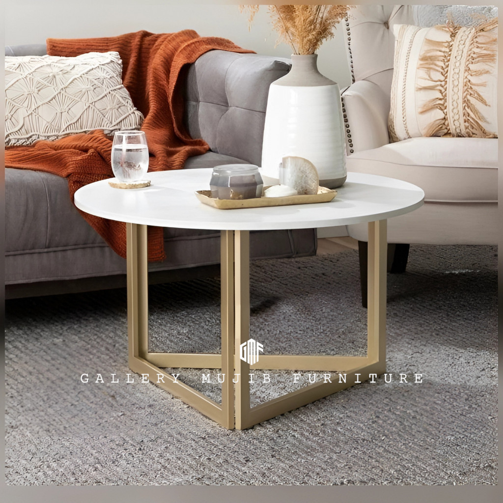 meja  tamu marmer coffe table marmer asli