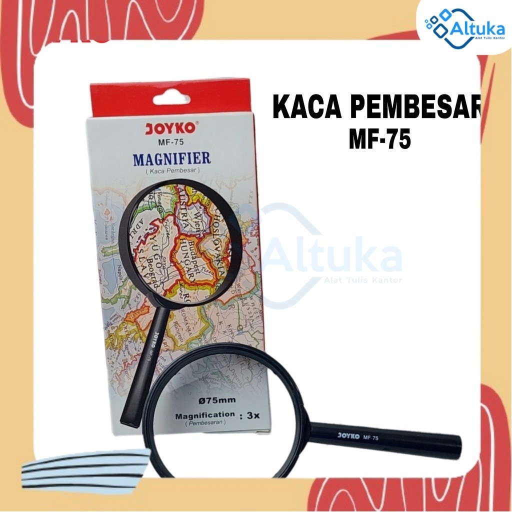

Kaca Pembesar Joyko / Magnifier Joyko MF-75 Magnification 3x