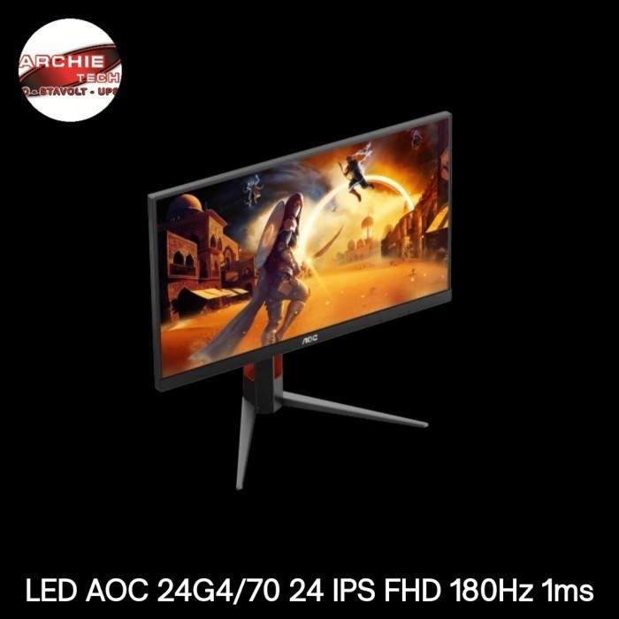 Monitor AOC 24G4/70 24 IPS Flat FHD 180Hz 1ms